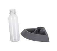 HAPINARY Automatic Reptile Water Dispenser with Large Capacity Food Tray for Tortoises Lizards Small Pets Easy Clean Water Bowl Feeder for Terrarium Hydration and Feeding