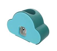HAPINARY Automatic Toothpaste Squeezer Dispenser Wall Mounted No Drill Toothbrush Holder Rack Space Saving Bathroom Organizer for Family Use