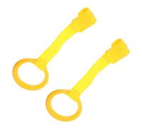 HAPINARY Baby Crib Grab Rings and Stand up Pull Rings for Toddlers, 2pcs Yellow Baby Walking Assistant Hand for Nursery Safety and Arm Strength Training