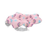 HAPINARY Bath Support Seat Floating Cushion for Newborns and Safe and Durable Bathing Accessory Pink for Bathtubs and Showers