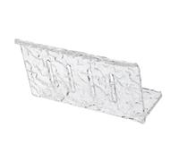HAPINARY Bathroom Wall-mounted Acrylic Soap Dish Easy Install No Drilling Decorative Soap Holder