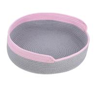 HAPINARY Bed Insulated Outdoor Cat House Wicker Cat Basket Bed Rattan Cat Cave Pet Sleeping Bed