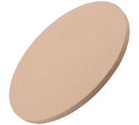 HAPINARY Beige Round Clay Wedging Board High Density Wood Lightweight Fiberboard Smooth Drying Surface Stable Work Platform Pottery Making Throwing Tool for Potters and Artists