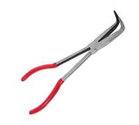 HAPINARY Bent Nose Fire Tongs for Crucible Melting Ergonomic Carbon Steel Gold Melting Tools with Heat Resistant Grip Precision Handling Accessories for Jewelry Making and Metalwork
