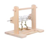 HAPINARY Bird Perch Stand for Parrots Natural Wood Chewing Playground Perch for Macaws and Conures Multi Beak and Grinding Station for Indoor Use