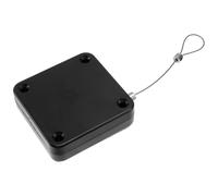 HAPINARY Black Automatic Door Closer with Quiet Operation and Security Features, Plastic and Steel Wire Material, Practical for Home Use to Stop Door Slamming and Ensure Smooth Closing