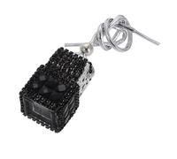HAPINARY Bling Car Hanging Perfume Bottle Pendant Refillable Crystal Rearview Mirror Diffuser for Auto Interior Decoration Sparkling Aroma Bottle for