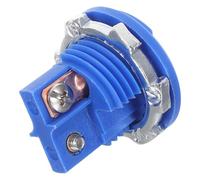 HAPINARY Blue Thermocouple Socket Female Plug Adapter for Thermocouple Wire Male Plug with Plastic Material and Simple Installation Suitable for Food Processing and Power Generation