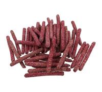 HAPINARY Botanical Chew Sticks for Small Animals Bag Natural Hay and Flower Pet Treats for Rabbits Guinea Pigs Hamsters Chinchillas Oral Hygiene Support Teeth Grinding Portable Healthy