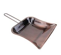 HAPINARY Brass Dustpan Small Craft Ornament for Desktop Cleaning Household Dustpan Cleaning Tool for Sweeping Brush Indoor