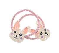 HAPINARY Bunny Hair Ties Safe and Resistant to Breakage for 2pcs Cartoon Resin Hair Accessories for Everyday Use and Party Hairstyles