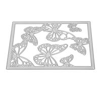HAPINARY Butterflies Shaped Carbon Steel Metal Cutting Die for Scrapbooking and DIY Craft, Silver Colour with Sturdy Material, for Photo Frame Decoration and Cultivating Hands-on Ability