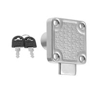 HAPINARY Cabinet Security Lock with Keys for File Cabinet Stainless Steel Material with Smooth Surface Highly Resistant to Deformation and Breakage for Home Furniture Security and Privacy