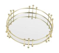 HAPINARY Camping Trailer Accessories Aromatherapy Display Tray Perfume Tray for Dresser Sturdy Iron Makeup Organizer Rv Storage Modern Style