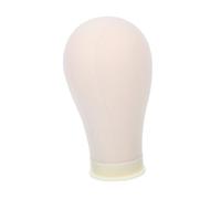 HAPINARY Canvas Block Head Mannequin Training Display for Wigs Hair Styling for Hair Experts Durable Design for Easy Wig Placement and Display