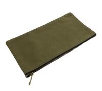 HAPINARY Canvas Tool Organizer Waxed Canvas Zipper Pouch for Electricians and Mechanics Small Sturdy Storage Bag