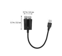 HAPINARY Car Star Light USB Decorative LED Rhythm Night Lamp Atmosphere Lighting for Vehicle Interior Red and Blue Dual Color Easy Plug for Romantic Ambiance and Party Use