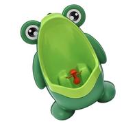 HAPINARY Cartoon Frog Boy Urinal Potty Training Toilet for Boys Wall-Mounted Portable Pee Trainer with Groove Design Green Random Style