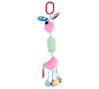 HAPINARY Cartoon Puppy Plush Sensory Crib Hanging for Boy Girl Soft Pram Pendant with Cute Design to Soothe and Engage Attention Suitable for Crib Stroller and Nursery Use