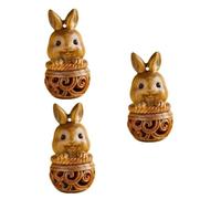 HAPINARY Carved Rabbit Pendant with Hollow out Design for Aromatherapy Beads Key Chain Accessory for Car Hanging Necklace Bracelet and Bag Decoration