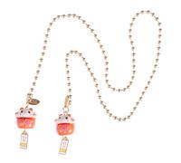 HAPINARY Cat and Lovely Hanging Pendant Ceramic 1 Pair for Japanese Style Car Hanging Adornment Car Interior Decor Rearview Mirror Decoration for Home