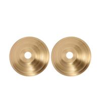 HAPINARY Ceiling Light Base 2Pcs Brass Lamp Finial Flat Design, Effortless Installation and Stable Mounting, Suitable for DIY Lamp Finial Replacement in Living Room