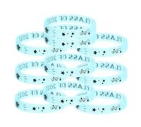 HAPINARY Celebrate Graduation Luminous Silicone Wristbands Class of Boys and Girls Bracelets Nighttime Fun Accessory