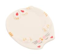 HAPINARY Ceramic Color Mixing Palette Tray Cute Cat Design Watercolor Palette for Artists Art Supplies for Painting for Watercolor Projects