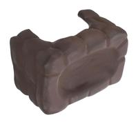 HAPINARY Ceramic Turtle Basking Platform with Bathing Dish and Hiding Spot for Turtle Tank and Homes, Large Reptile Habitat Accessory in Coffee Colour