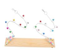 HAPINARY Chicken Swing for Poultry Run Multi Functional Perch for Hens Roosters and Chicks Durable Chicken Coop Accessory for Pet Birds and Poultry Entertainment