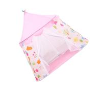 HAPINARY Childlike Indoor Play Tent Castle with Cartoon Pattern Yurt Style Game House with Gauze Netting for Ventilation and Bug Protection Spacious Playhouse for Boys and Gift for