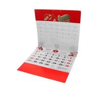 HAPINARY Chinese Year of Snake Hanging Calendar Lunar Wall Decor for Home Office Easy to Hang Lightweight Monthly Planner for Family Planning and Organizing