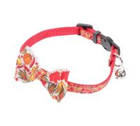 HAPINARY Collar Stylish Bow for Material and Festive, Polyester Tie Adjustable Bowknot with Breathable Christmas Dog Pets Parties Celebrations