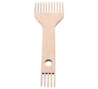 HAPINARY Comb for Feeling Wide, Narrow Comfortable Hand and Featuring Combs Portable Wooden Tapestry Weaving Dual- Design Knitting Craft Weaving Tool Sweaters and Hair Ropes