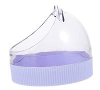 HAPINARY Compact Chinchilla Bowl Acrylic Hamster Food Water Bowl Cage Rat Safe Material Easy to Clean and Prevents Spills for Pet Owners