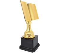 HAPINARY Compact Reading Competition Trophy 7.9 Inch Book-Shaped Prize for Souvenir and Encouraging Reading at Home