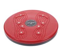 HAPINARY Compact Waist Twisting Disc Fitness Board with Body Shaping Massage Surface, Small Indoor Workout Device for Home Exercise and Core Strengthening, Red