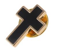 HAPINARY Copper Cross Brooch Pin for Women and Men with Smooth Finish and Lasting Brightness, Gender Neutral and Resistant to Fading, for Casual Occasions and Church Events