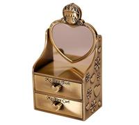 HAPINARY Creative Metal Keepsake Box for Teeth and Curl Storage Alloy Tooth and Hair Organizer Newborn Gift for Boys with Sturdy Structure to Preserve Childhood Memories
