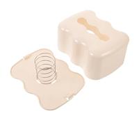 HAPINARY Creative Tissue Cover Spring Inner Tissue Holder Sturdy Pp Material Easy to Use Wear-resistant Car and Bar Use