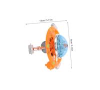 HAPINARY Creative Ufo Aquarium Decor Ornament with Oxygen Pump Connection Floating Thematic Fish Tank Landscape Decoration for Betta Fish Suitable for Home and Office Aquariums