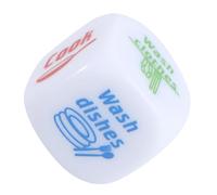 HAPINARY Creative with Funny Marks Dice Novelty Set Made of Sturdy Pmma Material to Help You Make Choices, Fidget for Daily Housework and Grown Ups