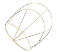 HAPINARY Crown Frame Bone Hoop for Headdress Making Hair Crown Frame in Gold Diy Making Accessory for Wedding Guest Headdress Diy Accessory Desktop