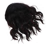 HAPINARY Curly Wig for Women Synthetic Hair Extension Stylish Party Performance Look Heat Resistant for Stage Daily Wear Fashionable Hair Wig