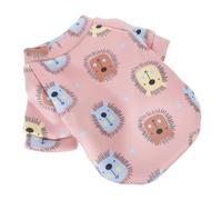 HAPINARY Cute Cartoon Dog Coat for Small Dogs Warm Fleece Pet Garment Comfortable Skin-friendly Clothing for Autumn Adventures Xs