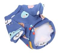 HAPINARY Cute Cartoon Printed Warm Dog Clothes for Small Dogs Cats Puppy Costume for Outdoor Activities Eye-catching Pet Apparel Paradise Xs