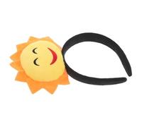 HAPINARY Cute Festival Hair and Comfortable Soft for Sun Headband Cloth Accessory with Unique Sun Shape Versatile Summer Themed Hairband Daily Life and Performances
