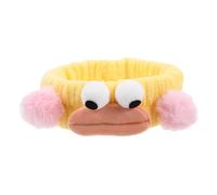 HAPINARY Cute Plush Spa Headband for Women Girls Elastic Face Washing Turban for Skincare Shower Yoga Wash Hair Care Skin Friendly Kawaii Cartoon Headwear