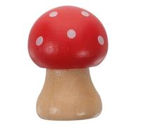 HAPINARY Cute Wooden Mushroom Memo Clip Small Desk Accessory Compact Photo and Note Holder for Office Desktop Organization and Message Display