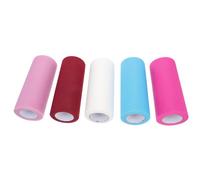 HAPINARY Decor Tulle Roll and No Fading 5 Rolls for Crafts Polyester with No Peeling and Wrapping for Party Decorations and Sewing Projects